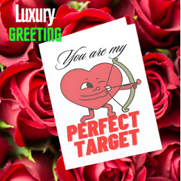 Valentine's day Special Heart With Arrow Degien Holiday Card