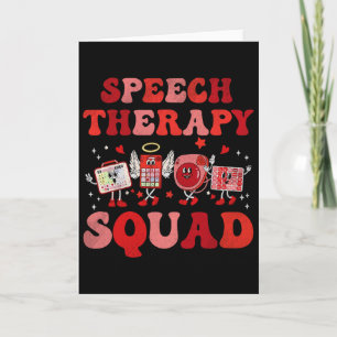 Valentines Day Speech Therapy Therapist Slpa Slp V Card