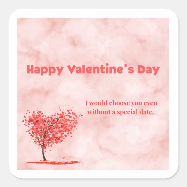 Valentine's Day Sticker (Front)