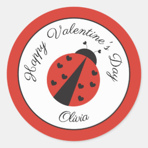 Valentine's Day stickers for classroom favours