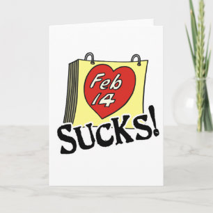 Valentine's Day Sucks Holiday Card