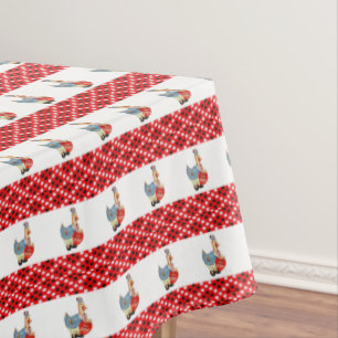 Valentine's Day Tablecloth Duck