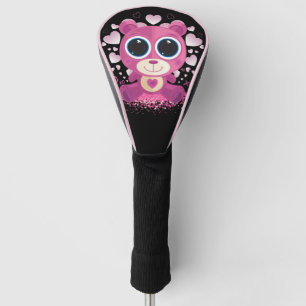 Valentine's Day Teddy Bear Golf Head Cover