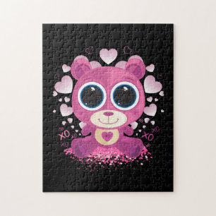 Valentine's Day Teddy Bear Jigsaw Puzzle