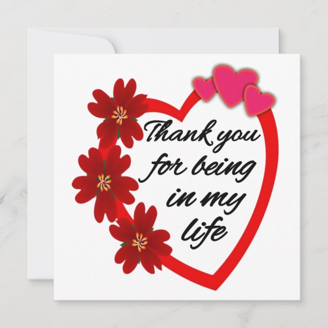 Valentine's Day/ Thank You For Being In My Life (Front)