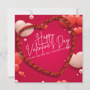 Valentine's day thank you God Card