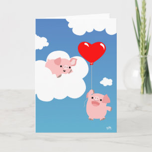 Valentine's day: The Wings of Love greeting card