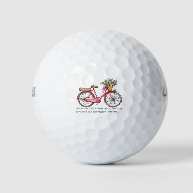 Valentine's day Theme couple Design Golf Balls (Front)