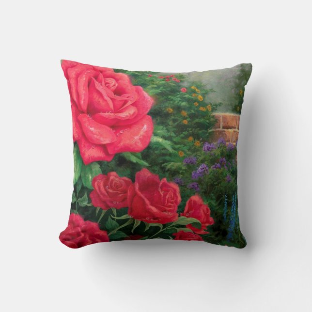 Valentine's Day Throw Pillow (Front)