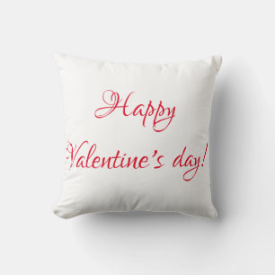 Valentine's day throw pillow