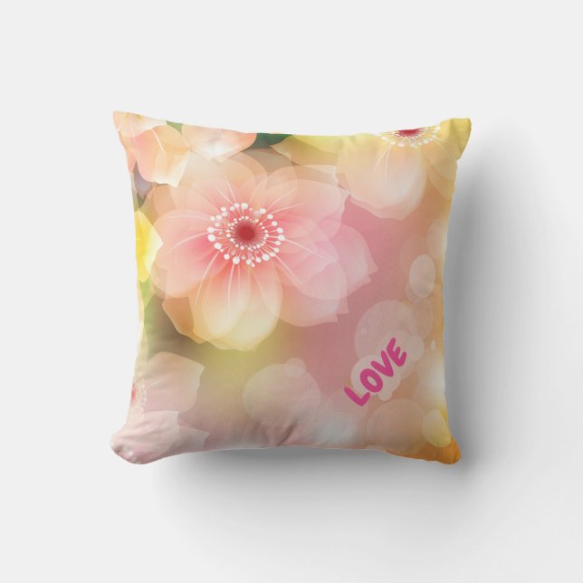 Valentine's Day Throw Pillow (Front)