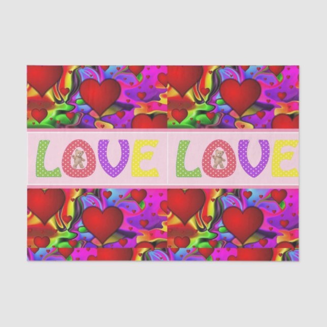 Valentine's Day Tissue Paper (Front)