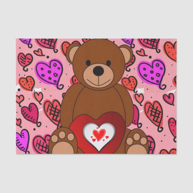 Valentine's Day Tissue Paper (Front)