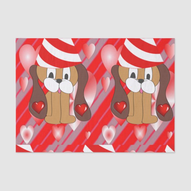 Valentine's Day Tissue Paper (Front)