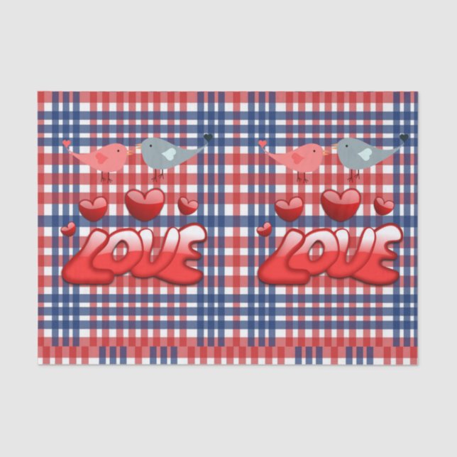 Valentine's Day Tissue Paper (Front)