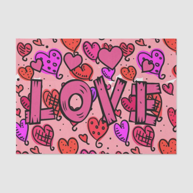 Valentine's Day Tissue Paper (Front)