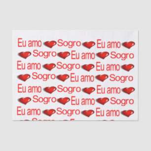 Valentine's Day Tissue Paper Love Sogro Red Hearts