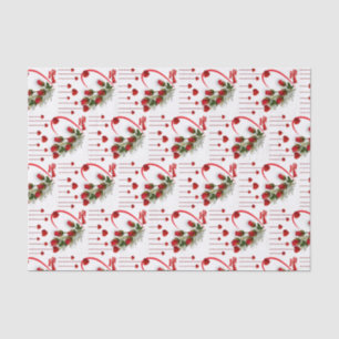 Valentine's Day Tissue Paper Red Hearts