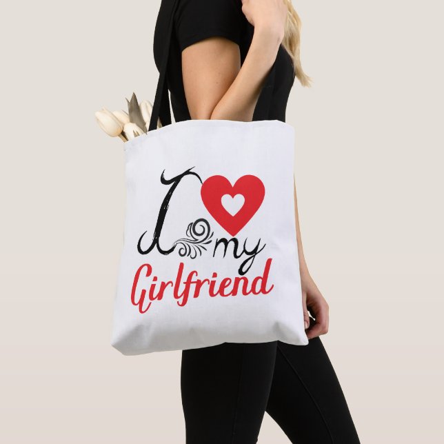 Valentine's Day Tote Bag (Close Up)