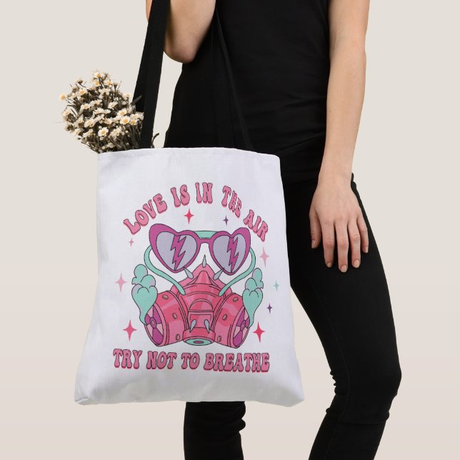 Valentines Day Tote Bag (Close Up)