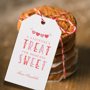 Valentine's Day treat classroom favour gift tag