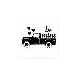 Valentine's Day Truck Stamp
