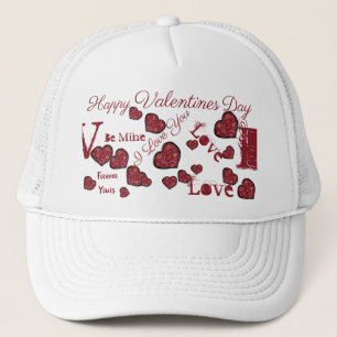 Valentines Day Trucker Hat