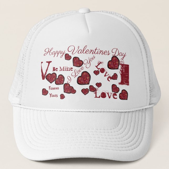 Valentines Day Trucker Hat (Front)
