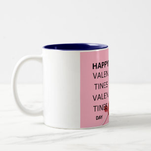 VALENTINES DAY Two-Tone COFFEE MUG