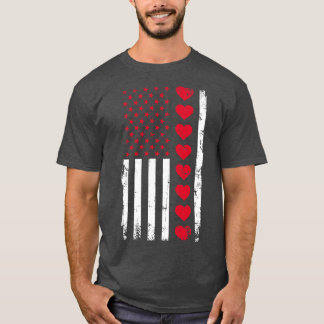 Valentines Day US hearts T-Shirt