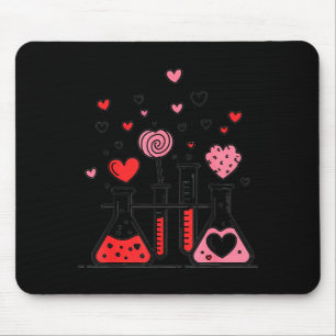 Valentines Day Vibes Science Teacher 100 Days Of S Mouse Pad