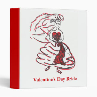 Valentine's Day Wedding Bride Binder