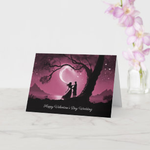 Valentine's Day Wedding Congratulations Card