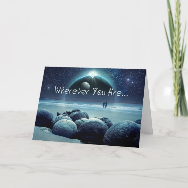 Valentine's Day Wherever You Are Card (Front)