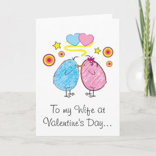 Valentine's Day Wife Holiday Card