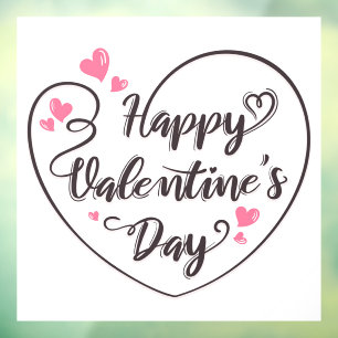 Valentines Day Window Cling