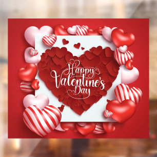 Valentines Day Window Cling