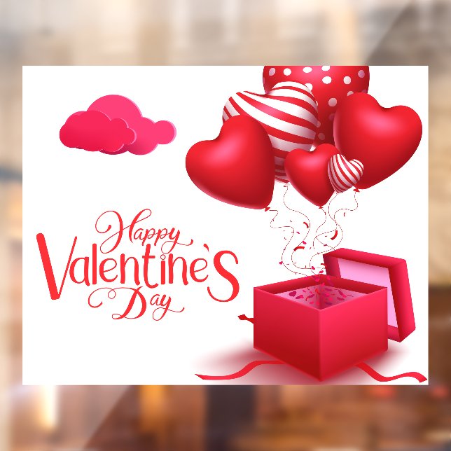 Valentines Day Window Cling (Sheet 2)