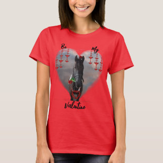 Valentine's Day with Rafi the Friesian T-Shirt