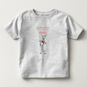 Valentine's Day Wizard of Oz Tin Man Red Heart Toddler T-shirt
