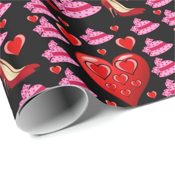 Valentine Wrapping Paper, Gift Wrap & More Zazzle CA