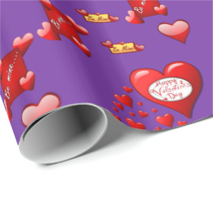 Valentine wrapping paper, gift wrap & more Valentine Wrapping Paper, Gift Wrap & More | Zazzle CA