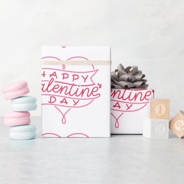 Valentine's Day Wrapping Paper (Baby Shower)