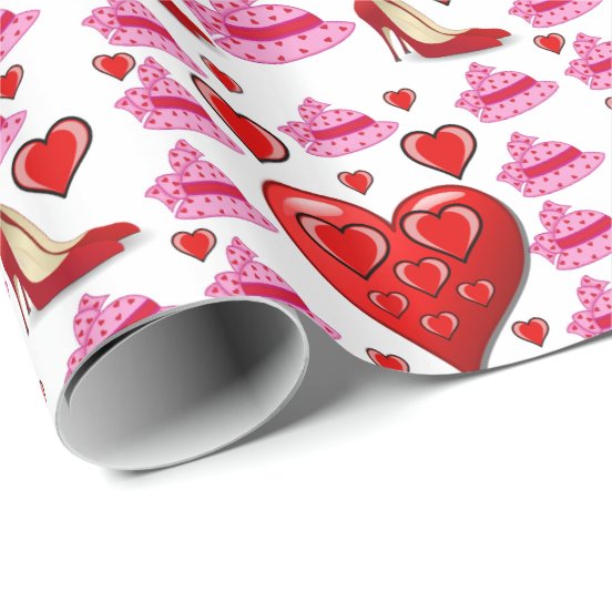 Valentine Wrapping Paper, Gift Wrap & More Zazzle CA