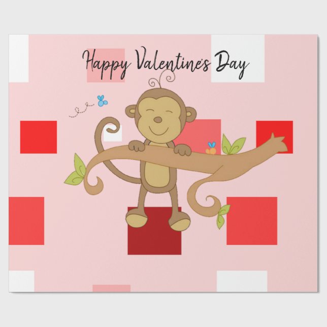 Valentine's Day Wrapping Paper (Flat)