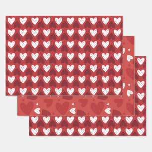 Valentine's Day  Wrapping Paper Sheet