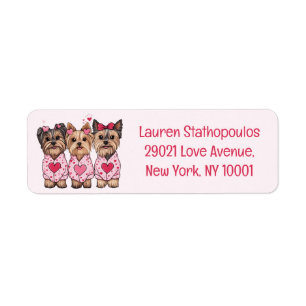 Valentines Day Yorkie Dogs