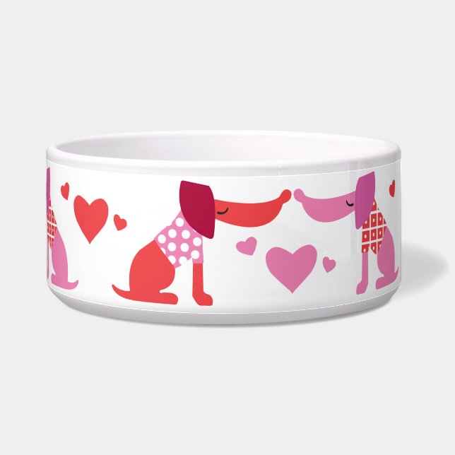 Valentines Dog Bowl  (Right)