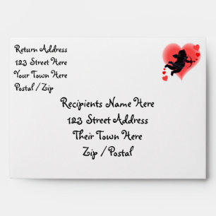 Valentine's Envelopes Personalized Cupid Envelopes