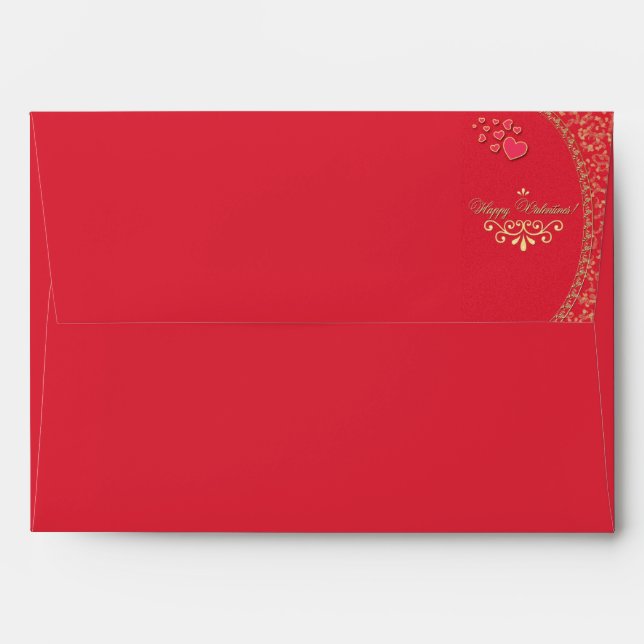 VALENTINES ~ Enveloppe (Dos (Haut rabat))